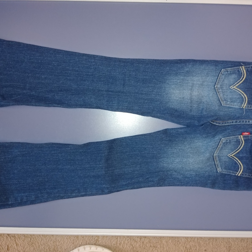 Girls Levi Strauss Skinny Flare Jeans